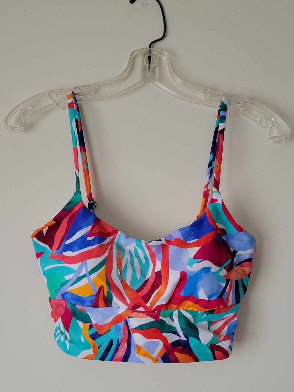 Mimi Flamingo Women's Radiant Floral Ellis Midkini Top- Size 10- New!